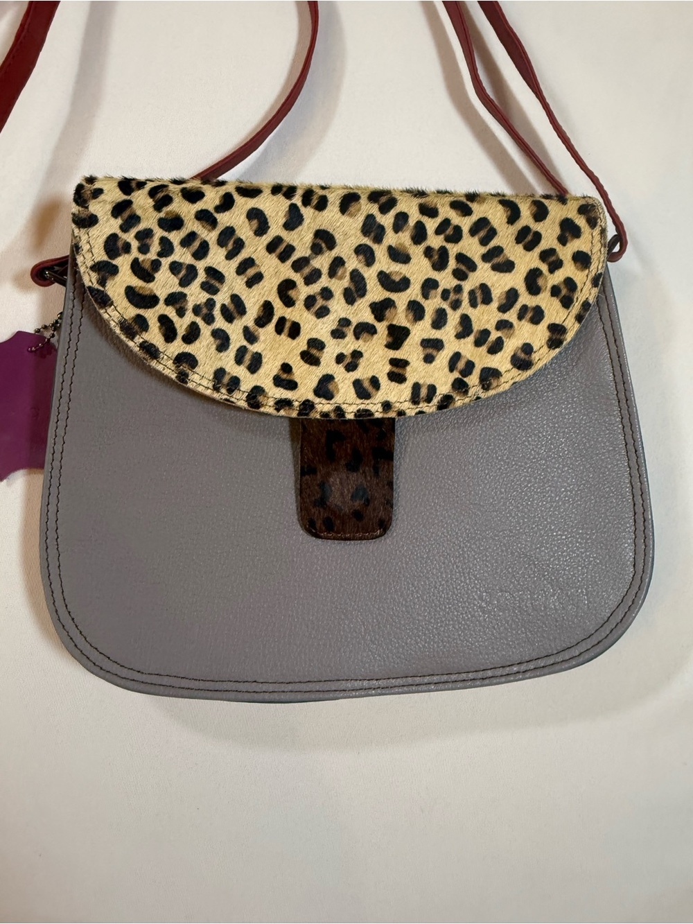 Soruka Reversible Crossbody Bag
Handcrafted Upcycled Leopard Colorblock
NWOT - Picture 11 of 15